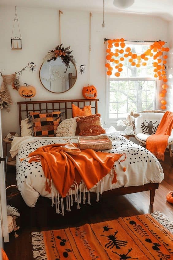 Cozy Pumpkin Patch Bedroom