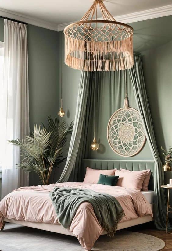 Bohemian Sage Green Sanctuary