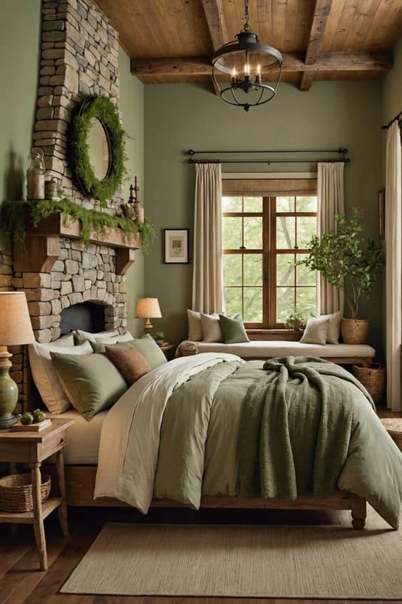 Rustic Sage Green Retreat