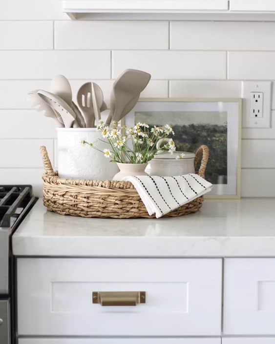 Charming Kitchen Counter Styling