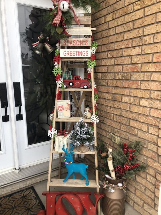 Festive Vintage Ladder 