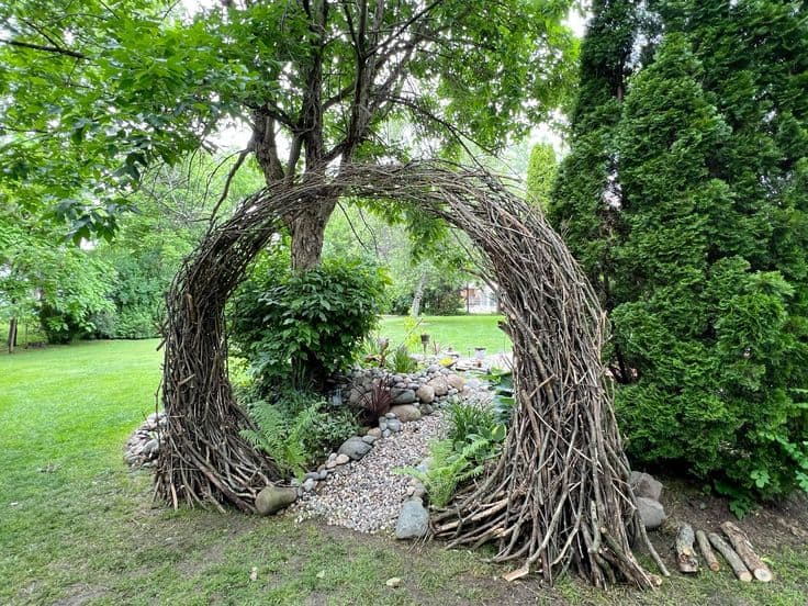 Rustic Woodland Circle