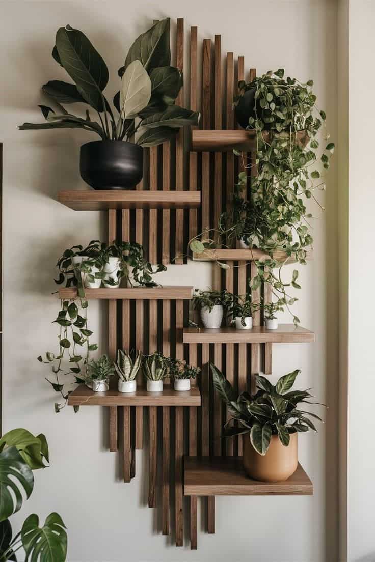 Stunning Vertical Shelf