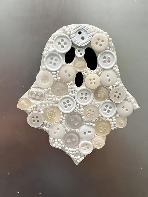 Charming Button Ghost Craft