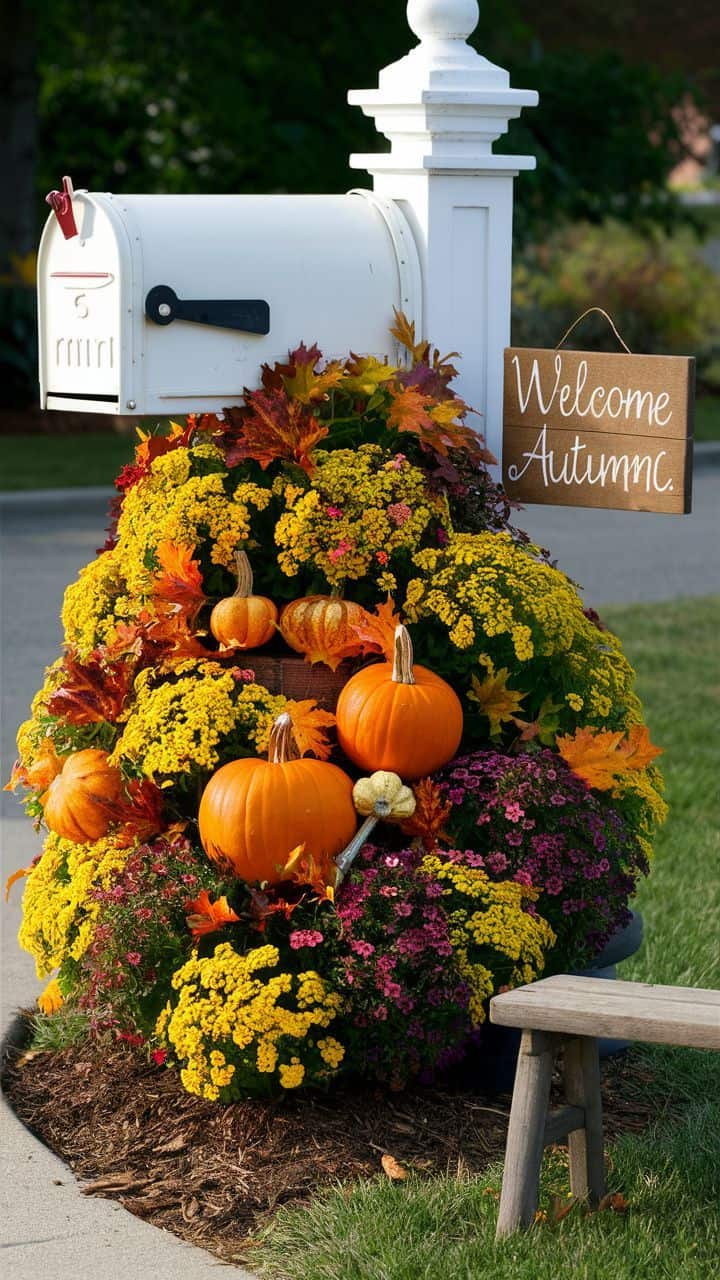 Autumn Mailbox Masterpiece