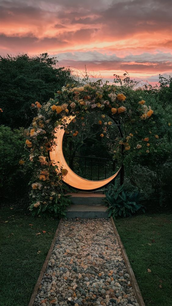 Luminous Moonlit Gateway