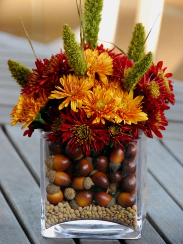 Acorns for Flower Arrangement