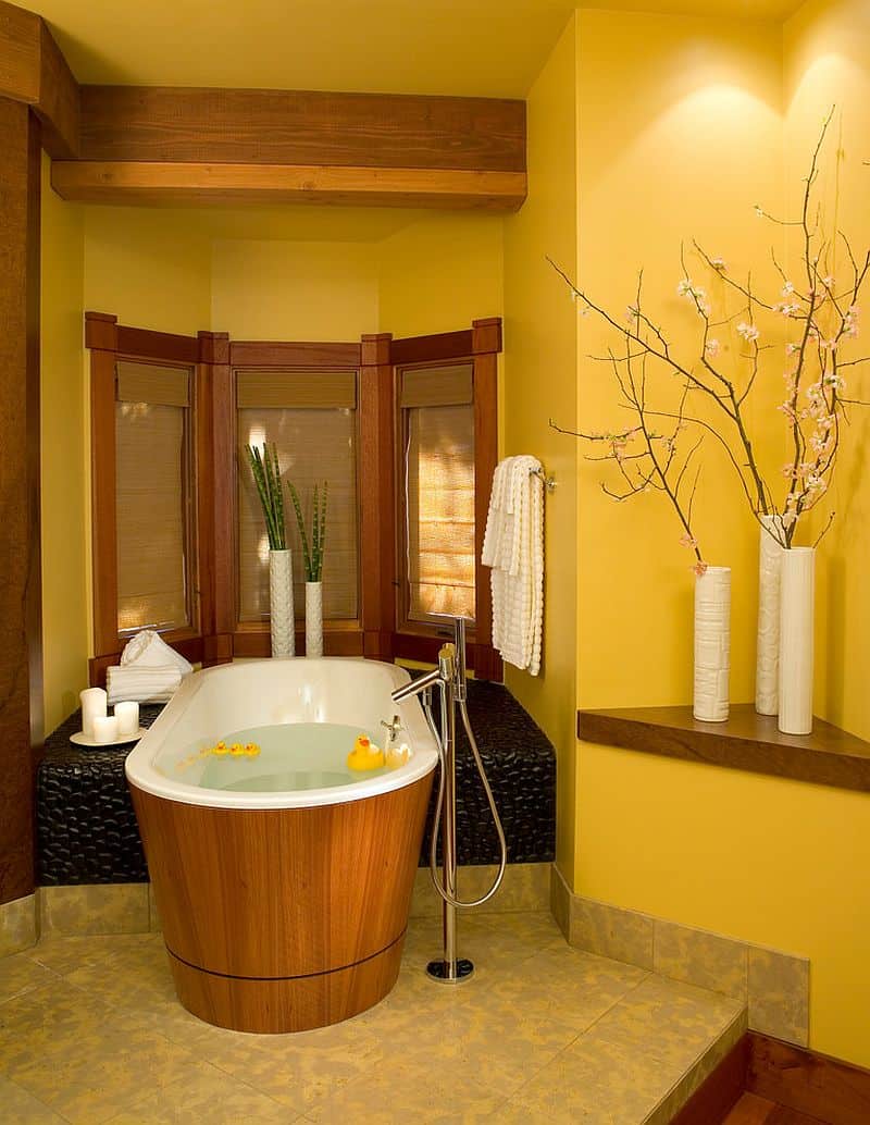 Warm Rustic Haven Bathroom