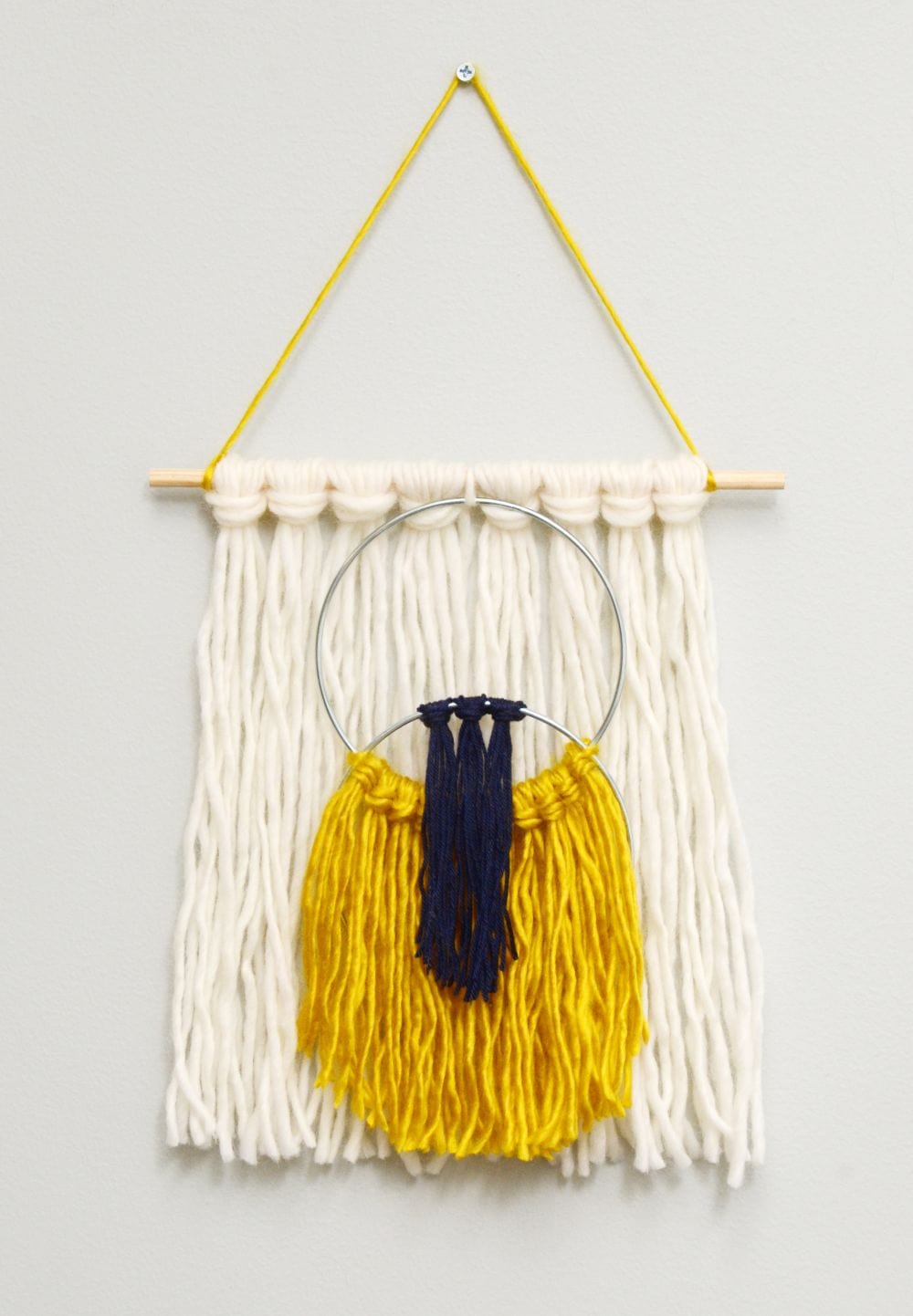 Bold Minimalist Yarn Wall Hanging