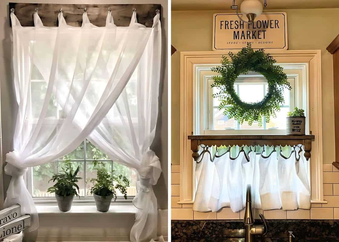 The 21 Simple Farmhouse Window Treatment Ideas