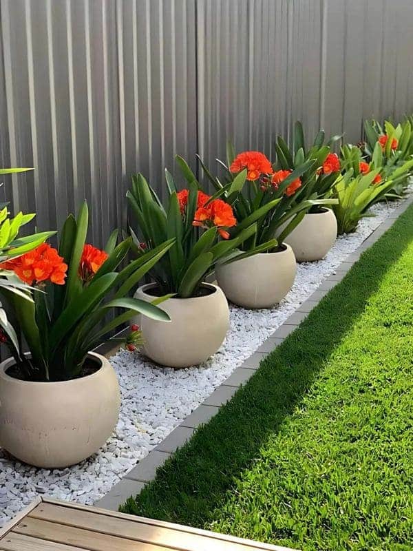 Flower Pot Garden Border