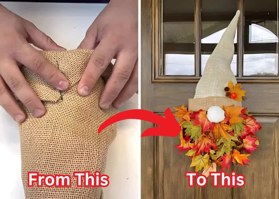 A Step-by-Step Guide on Making DIY Whimsical Fall Gnome Wreath