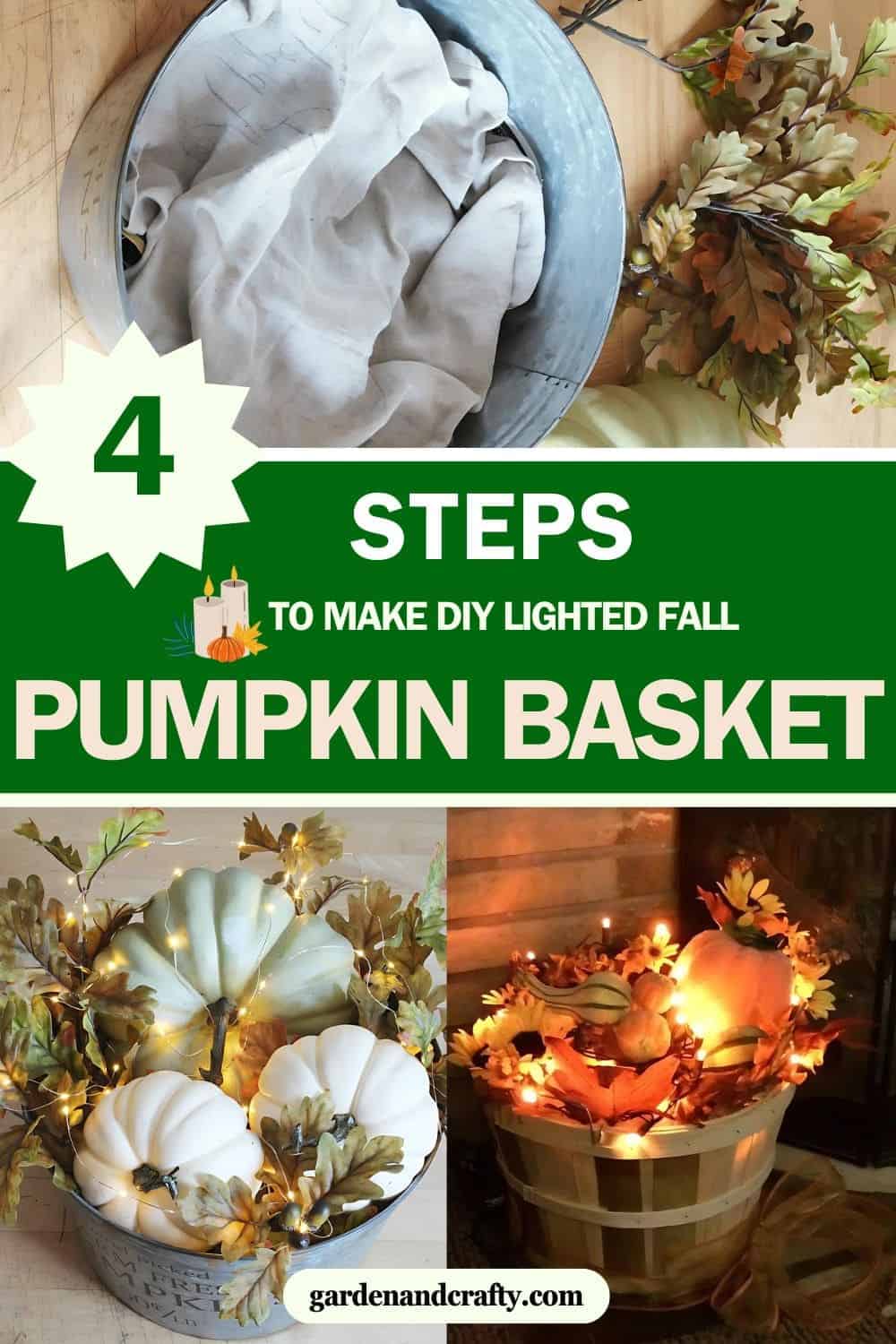 Guide on Making DIY Lighted Fall Pumpkin Basket for Memorable Fall