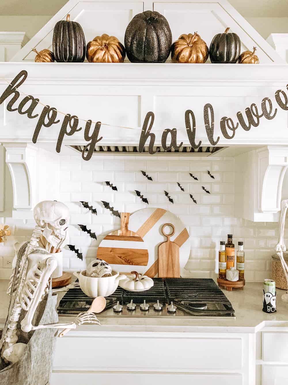 Glamorous Pumpkin Halloween Kitchen