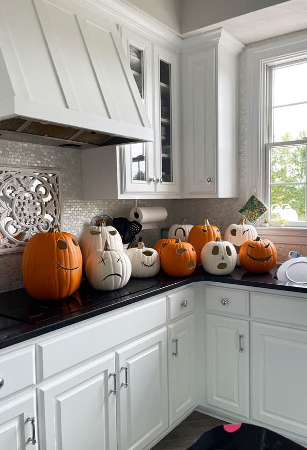 Whimsical Pumpkin Parade Kitchen Decor