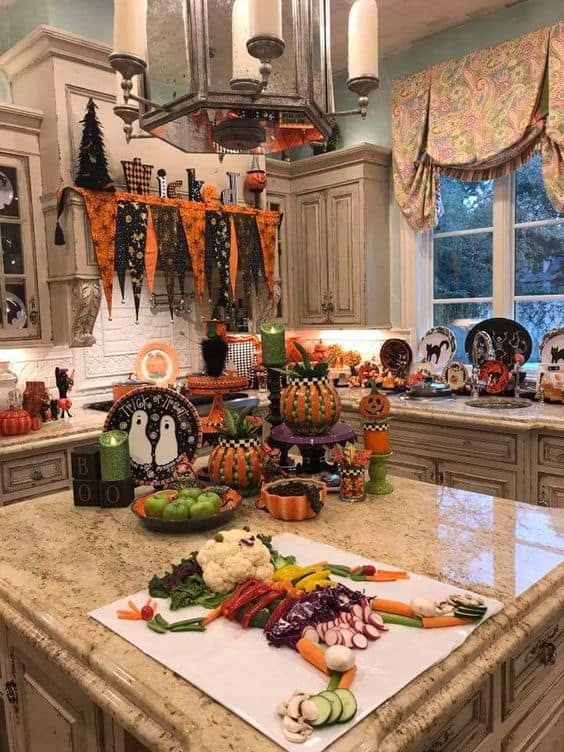 Festive Halloween Kitchen