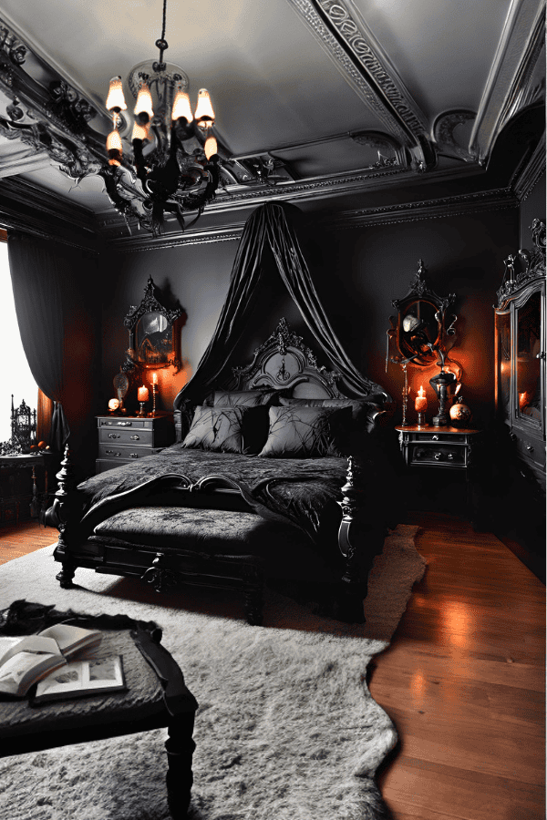 Elegant Gothic Halloween Retreat