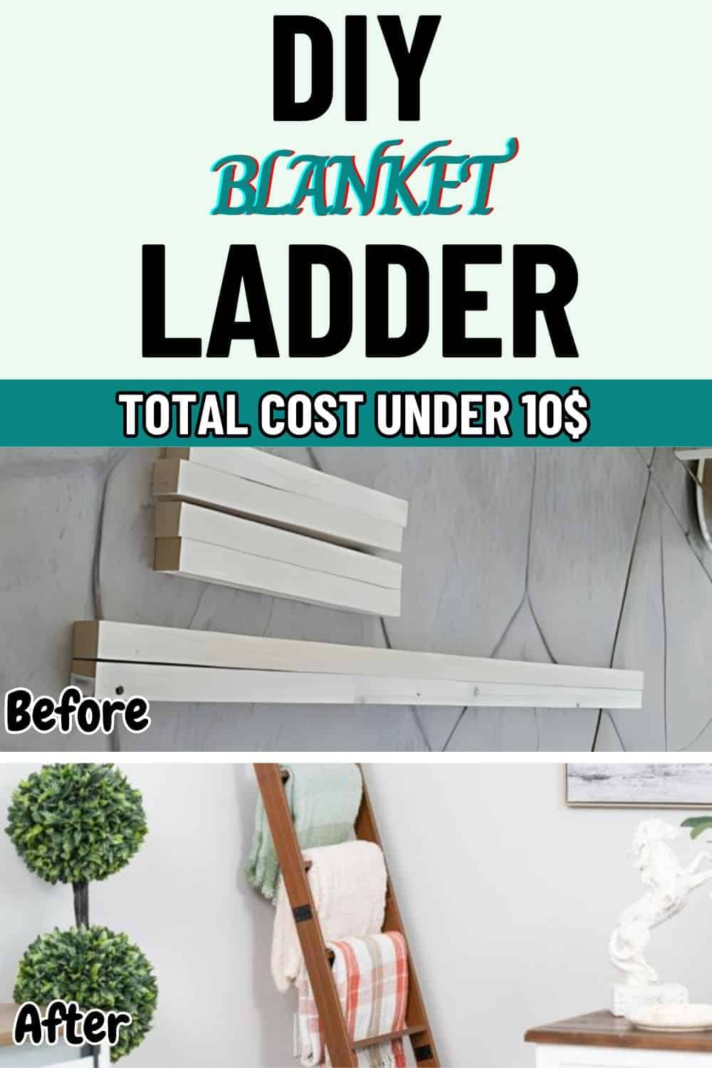 How to Craft DIY Blanket Ladder