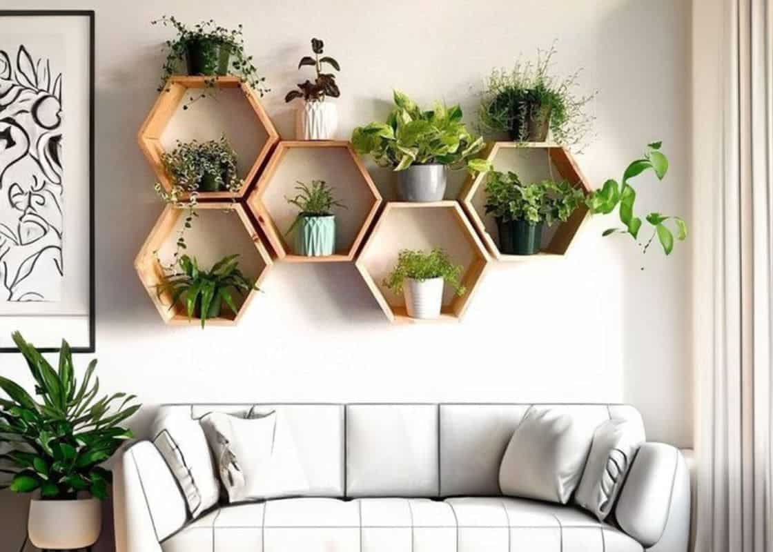 Craft Stunning DIY Wood Hexagon Shelves in 5 Steps