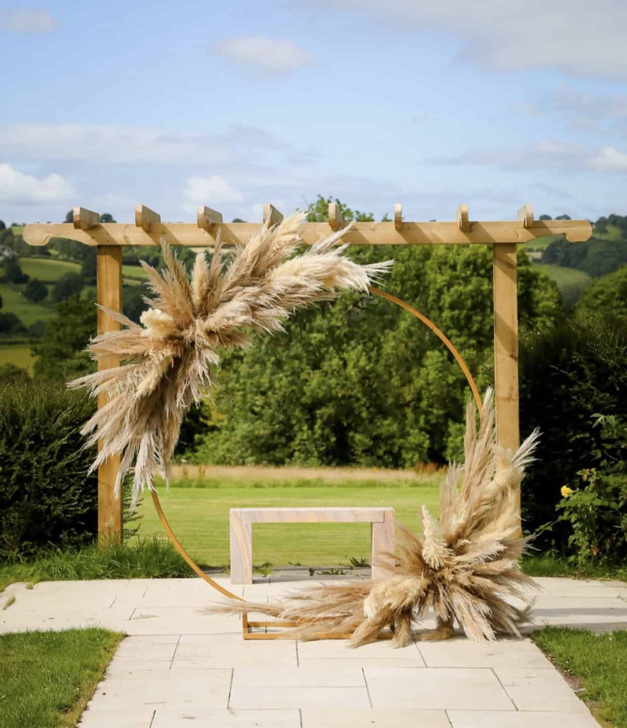 Bohemian Pampas Arch