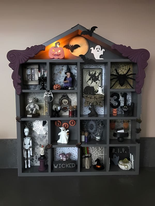 Intricate Halloween Shadow Box