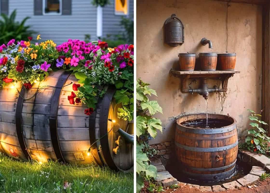 20 Creative Ways to Repurpose Old Wine Barrels for Stunning Decor