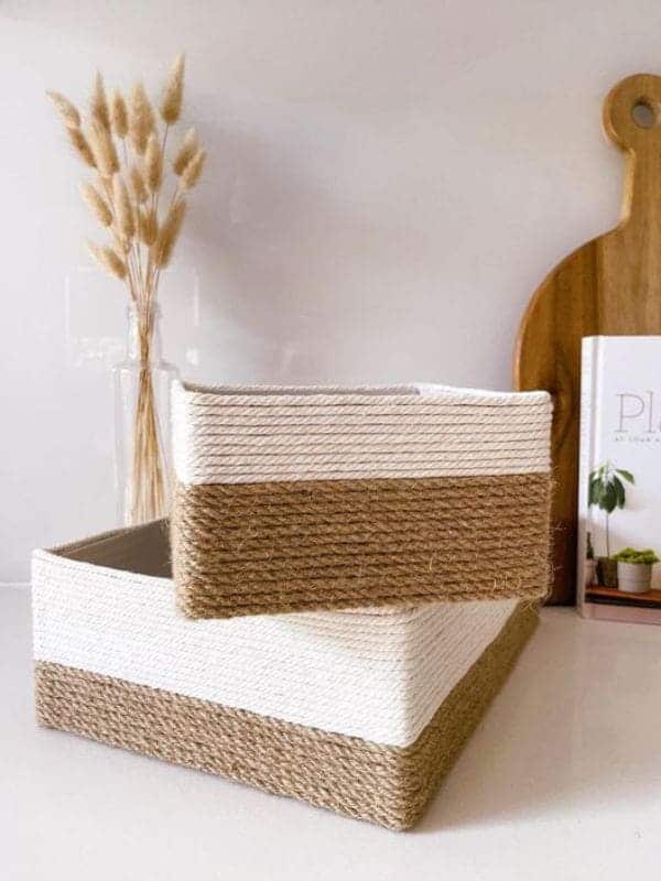 Guide on Crafting Your Stunning DIY Rope Basket in 5 Steps