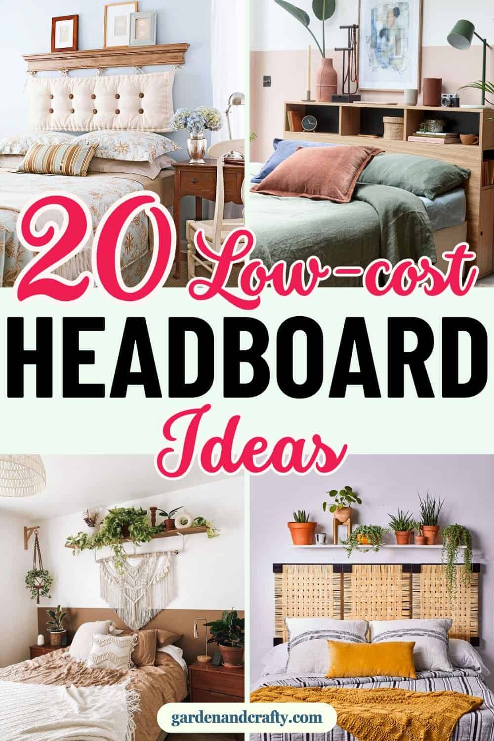 The 20 Low-cost DIY Headboard Ideas