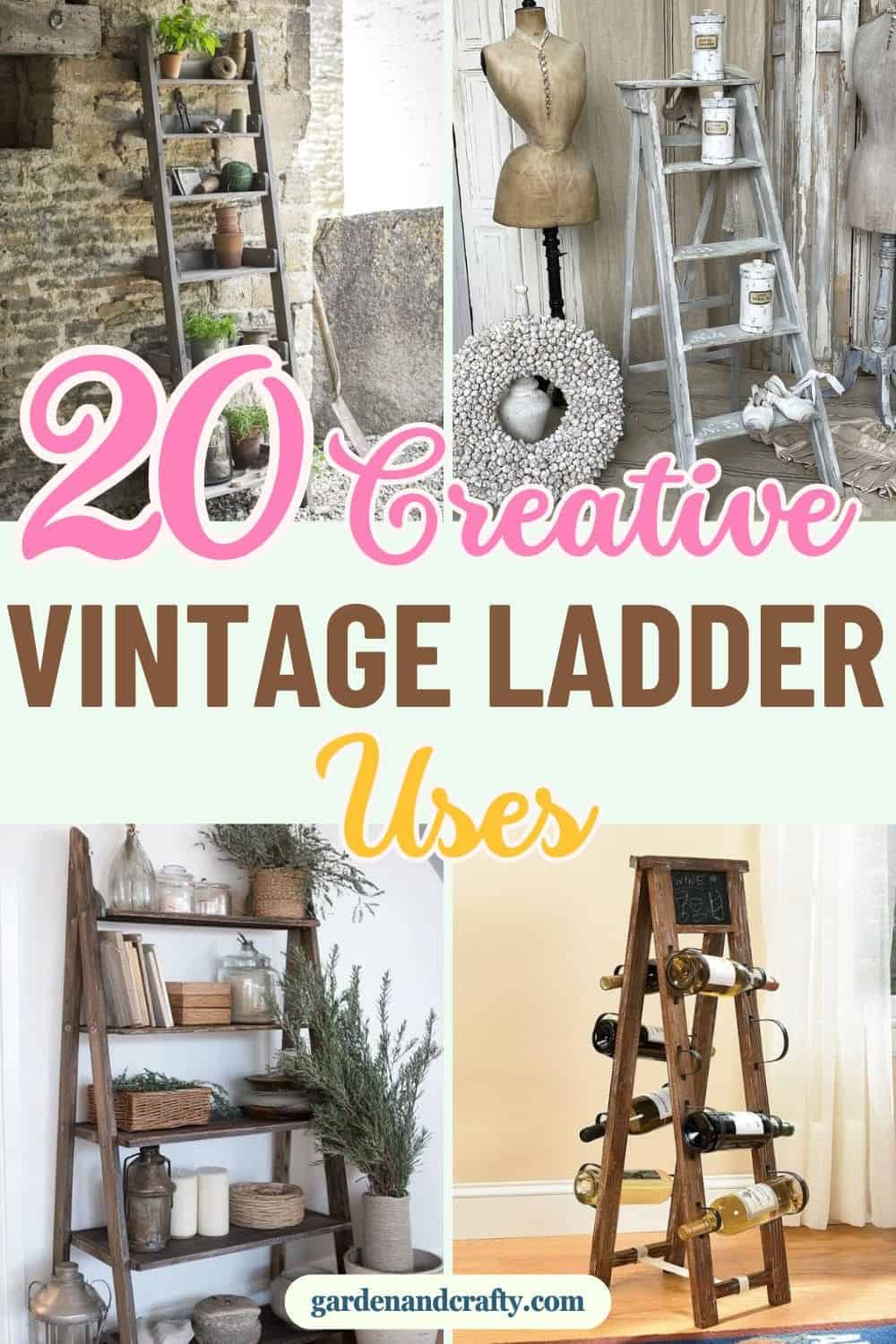 The 20 Most Creative Ways to Use Vintage Ladder