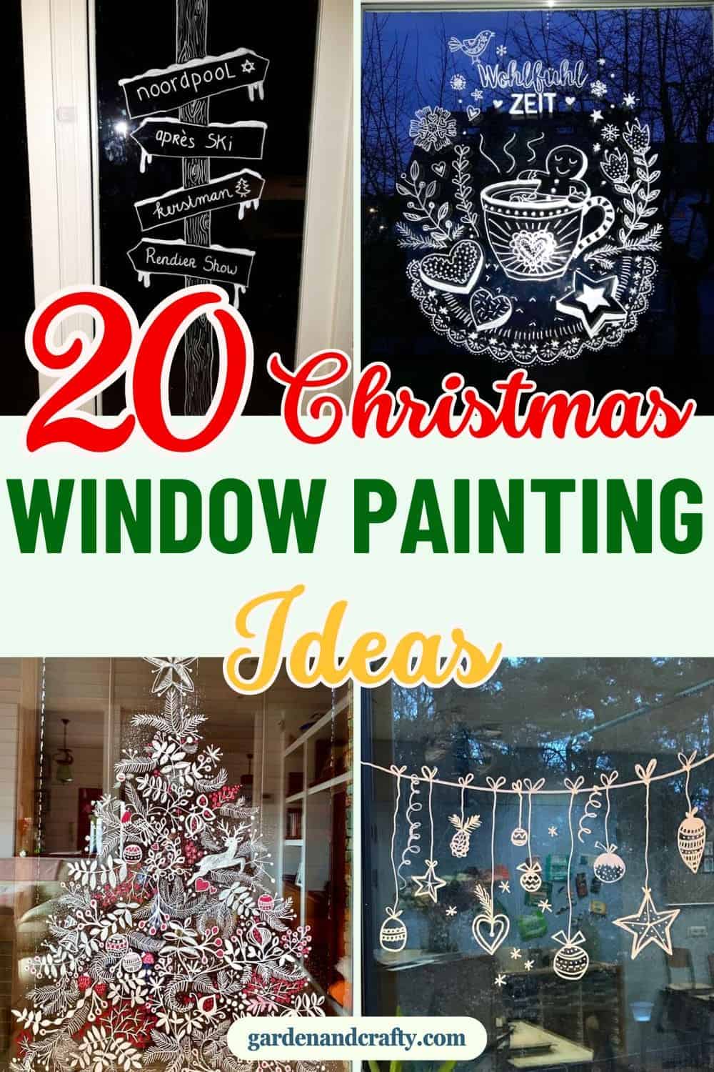 The 20 Most Impressive Christmas Window Painting Ideas