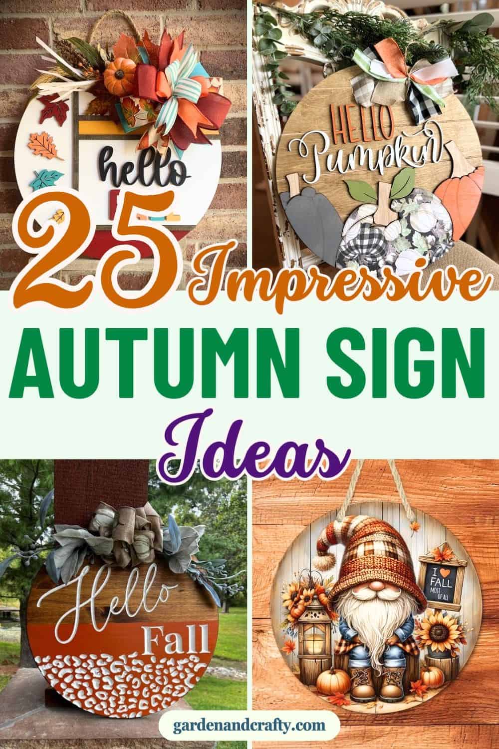 The 25 Most Impressive Fall Sign Ideas