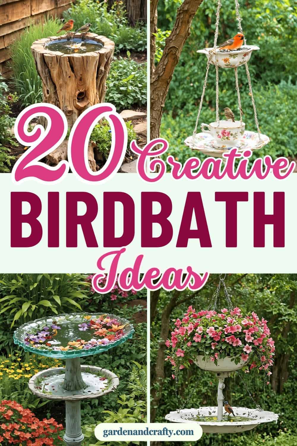 Top 20 Creative Birdbath Ideas