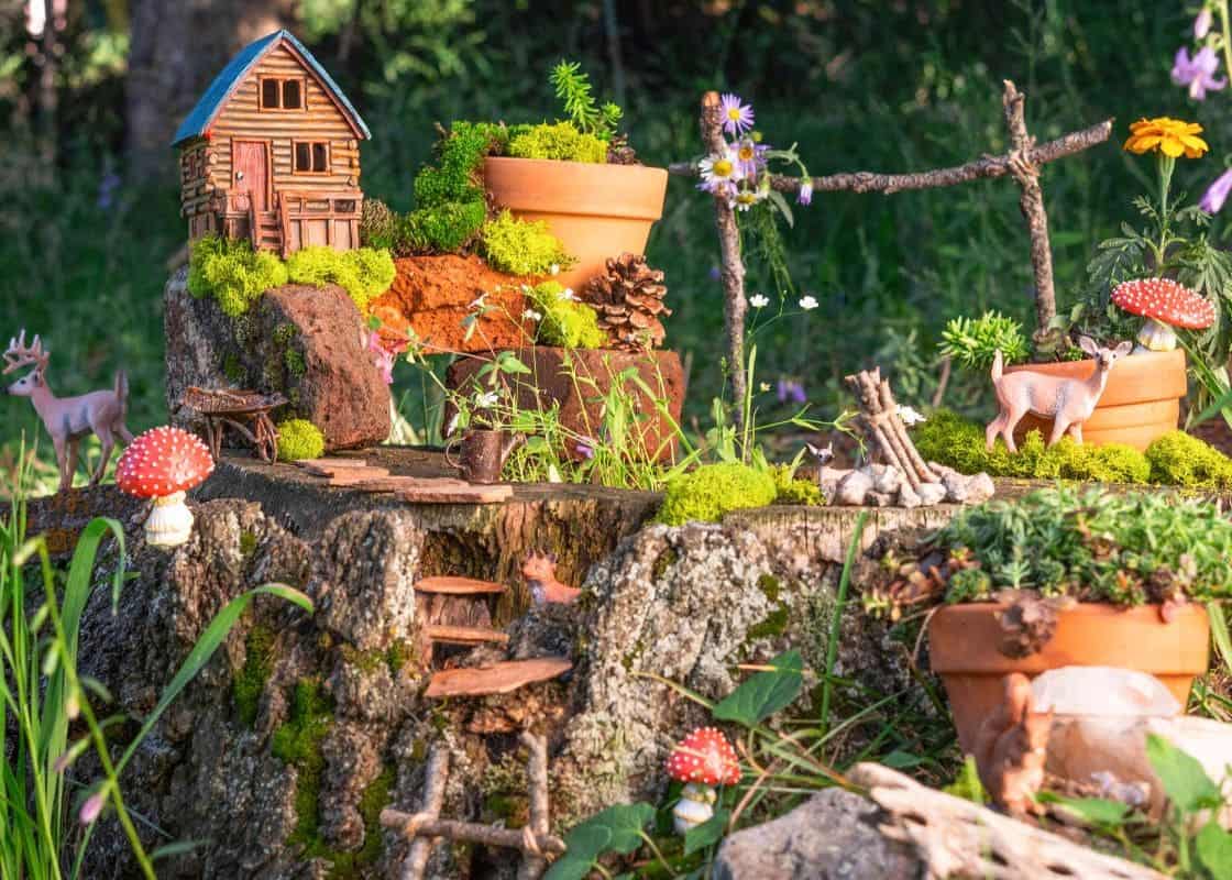 20 Enchanting DIY Outdoor Fairy Garden Ideas to Spark Your Imagination