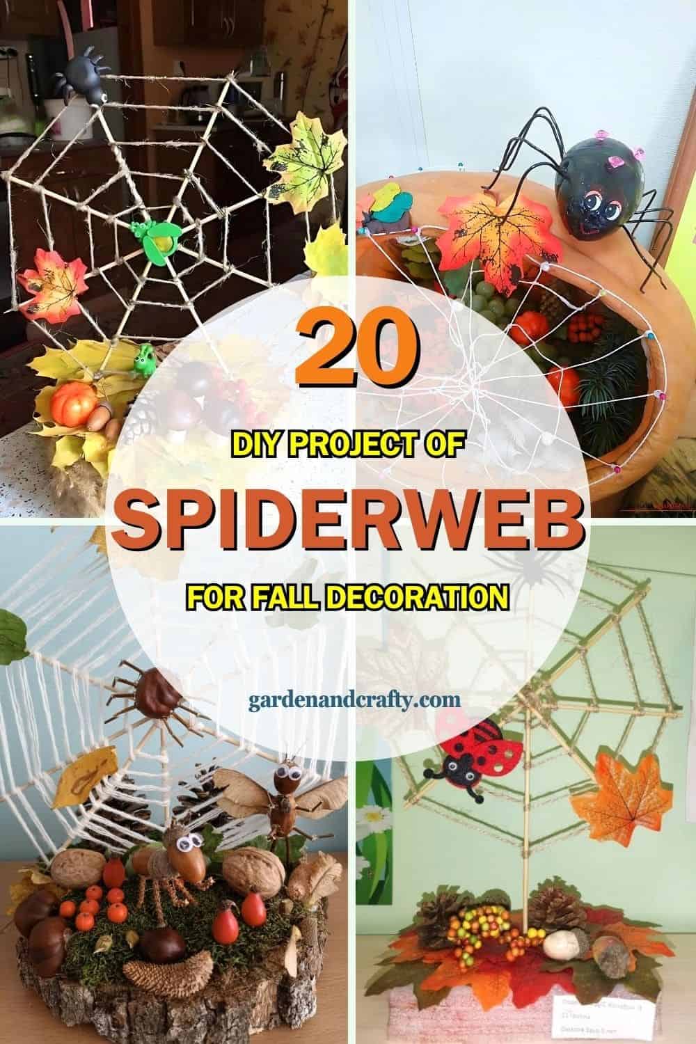 Top 20 DIY Spiderweb Ideas for Fall Decoration