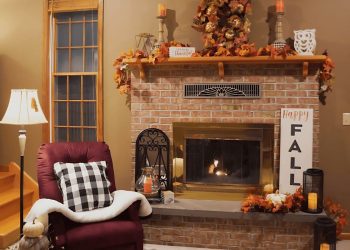 Top 20 Stunning Ideas of Fall Fireplace Decor