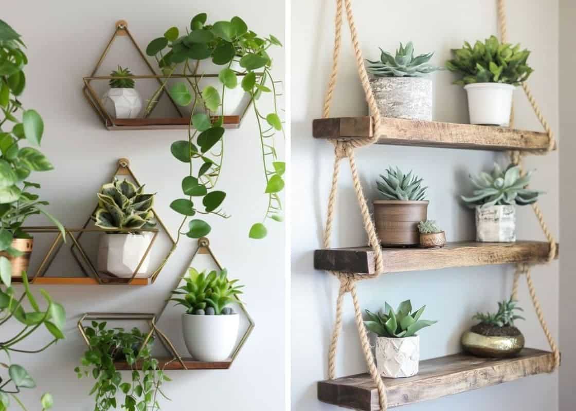 The 22 Best Plant Wall Shelf Ideas for Your Indoor Styling