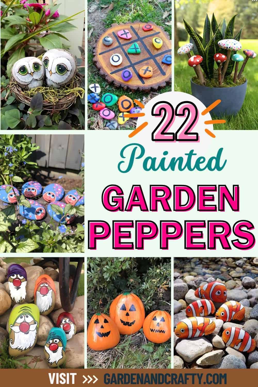 22 Vibrant Painted Pebbles to Elevate Your Garden Art