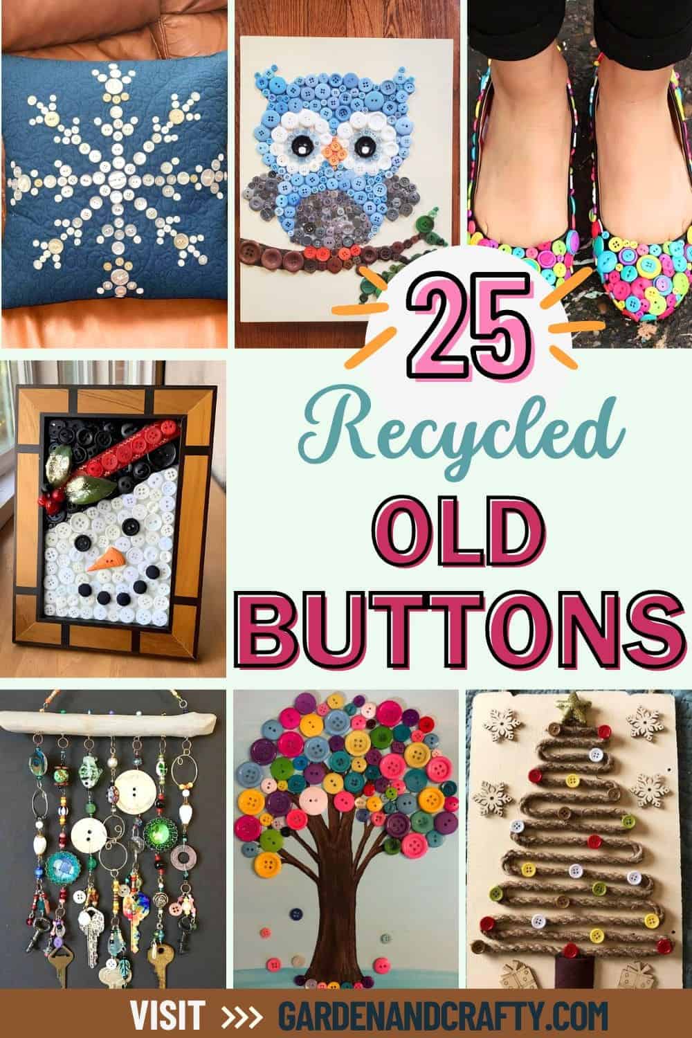 Top 25 Creative Ways to Reuse Old Buttons