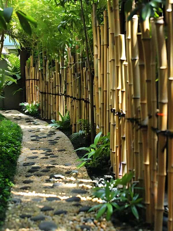 Tranquil Bamboo Garden Border