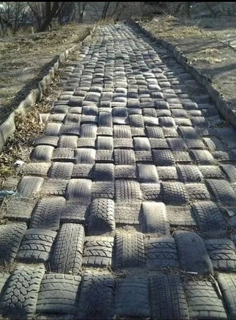 Tire Tread Pathway