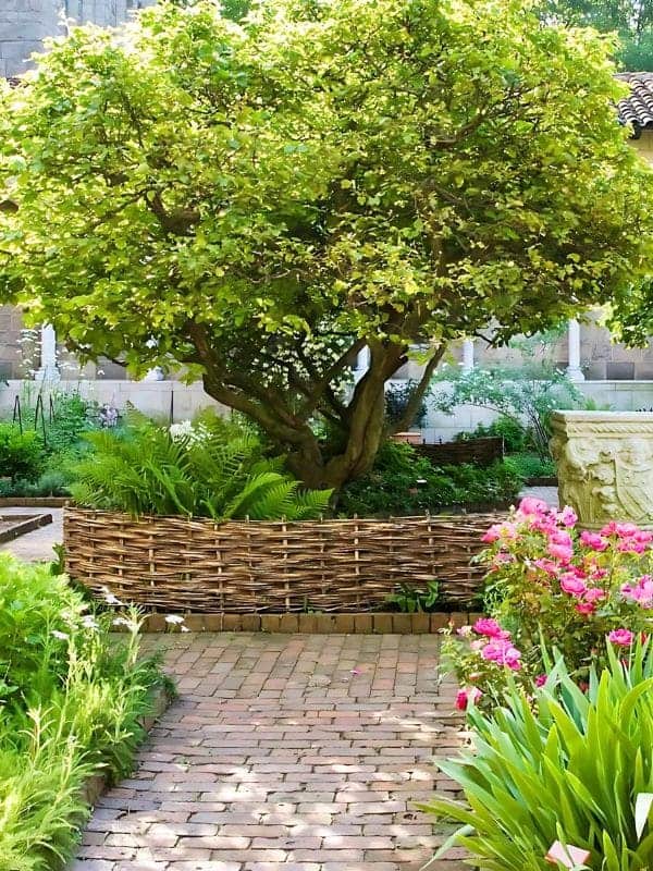 Woven Willow Garden Border