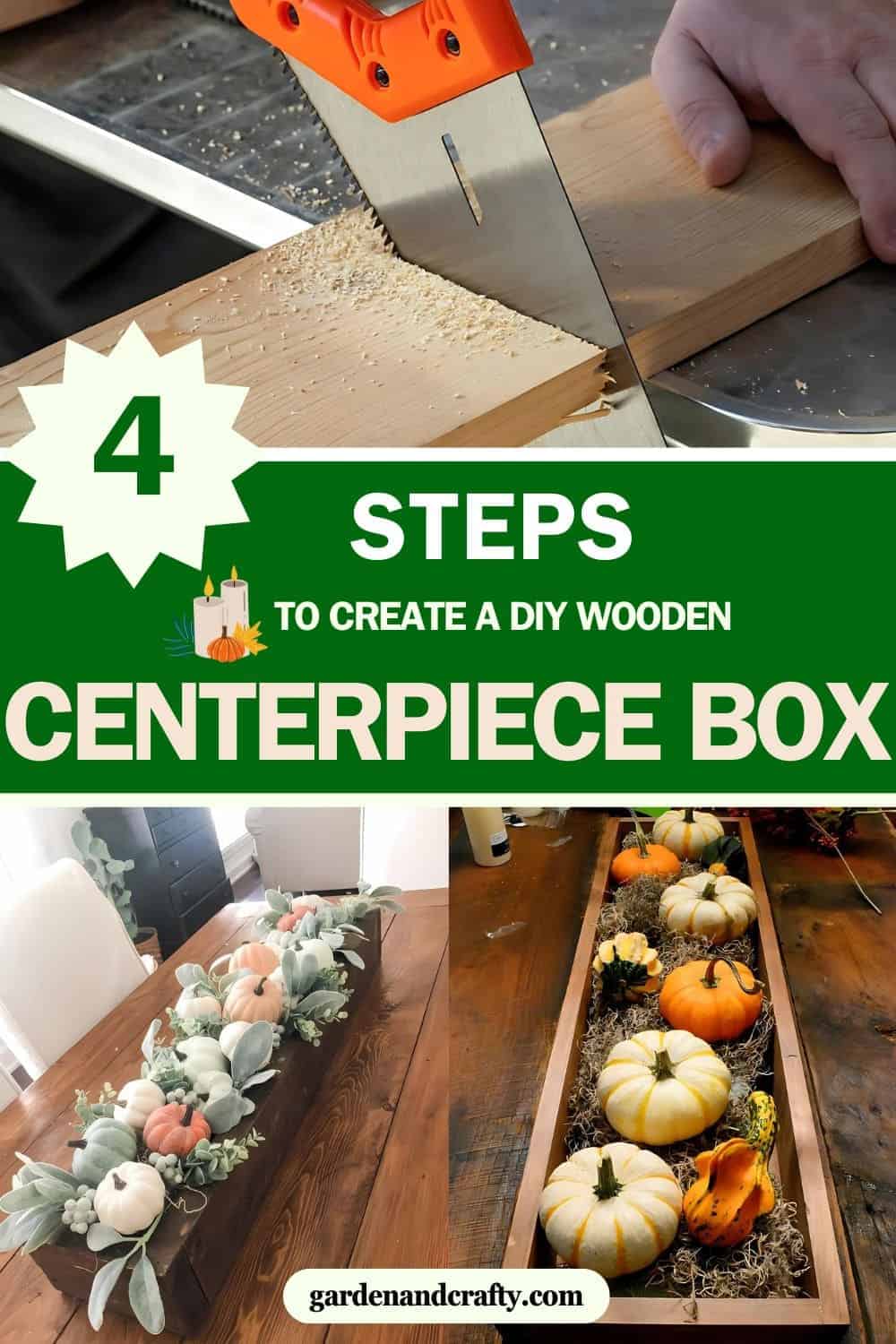 You Can Create a Stunning DIY Wooden Centerpiece Box for Under 30$