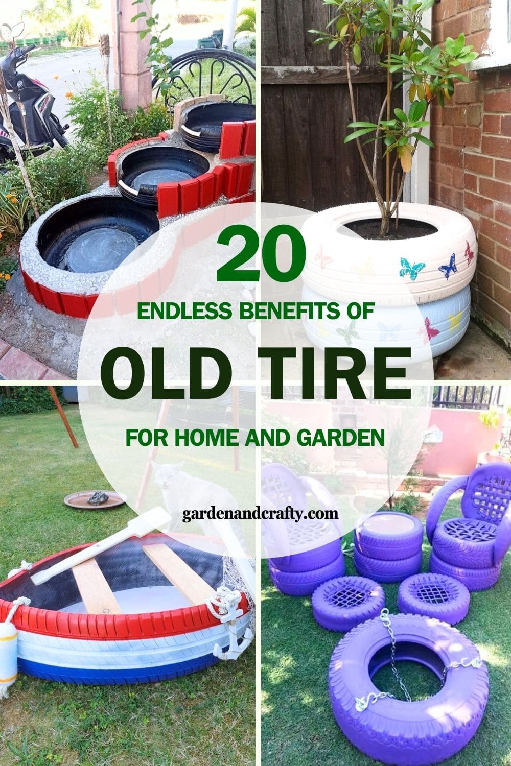 You'll Be Amazed By the Endless Benefits of Repurposing Old Tires for Your Home and Garden