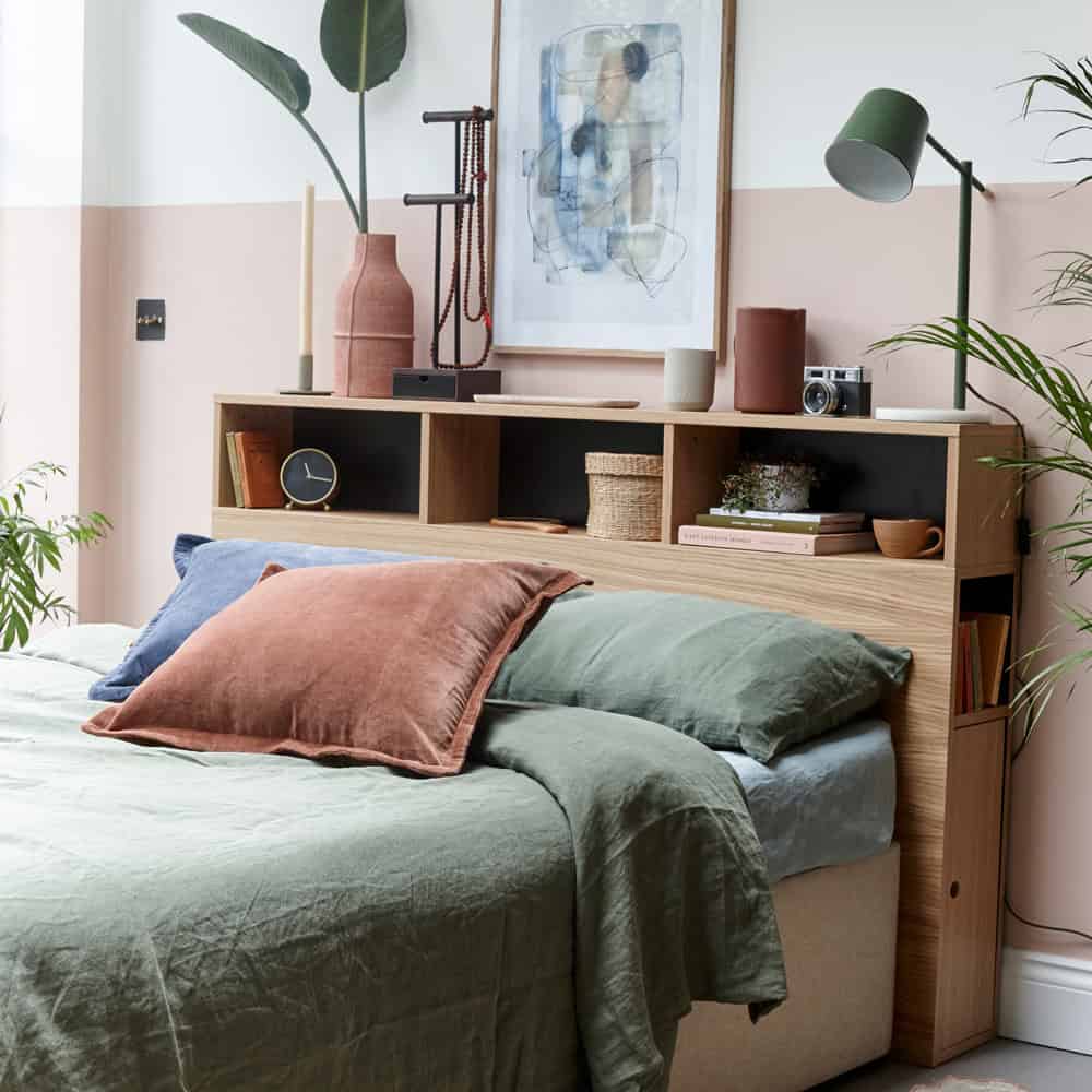 Multifunctional Shelf Headboard