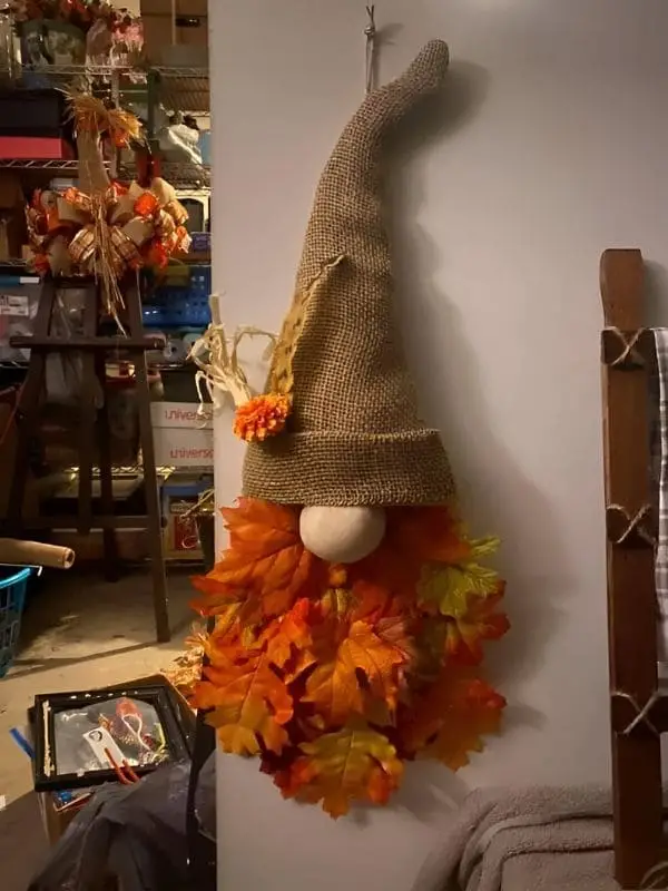 A Step-by-Step Guide on Making DIY Whimsical Fall Gnome Wreath