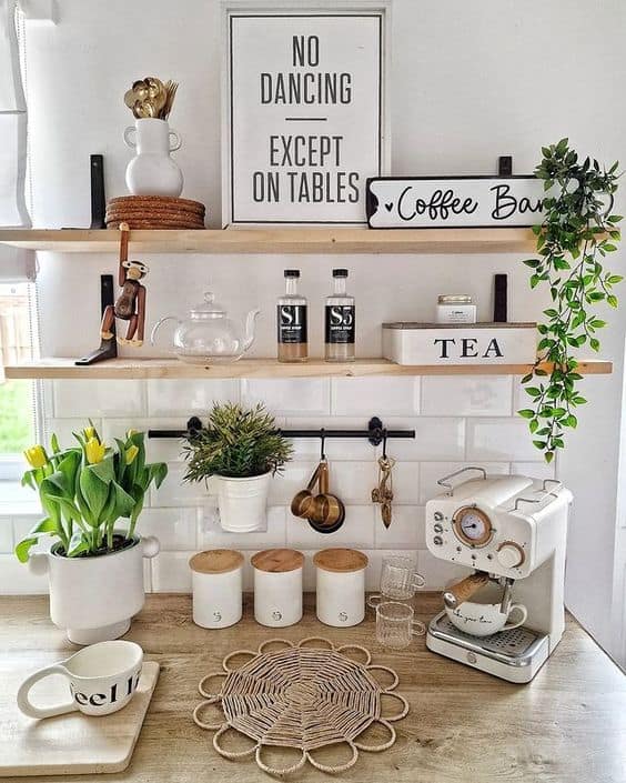 Whimsical Coffee Bar Perfection