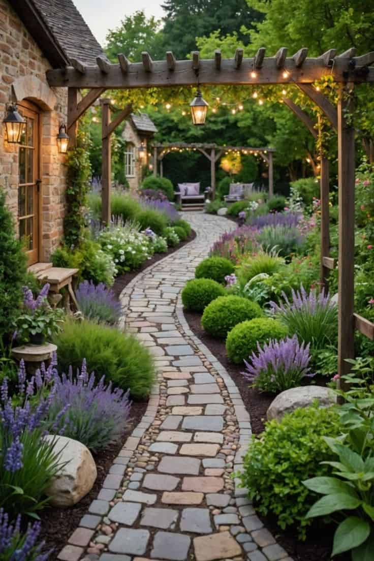 Serene Pathway Garden Retreat