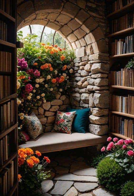 Cozy Floral Reading Haven