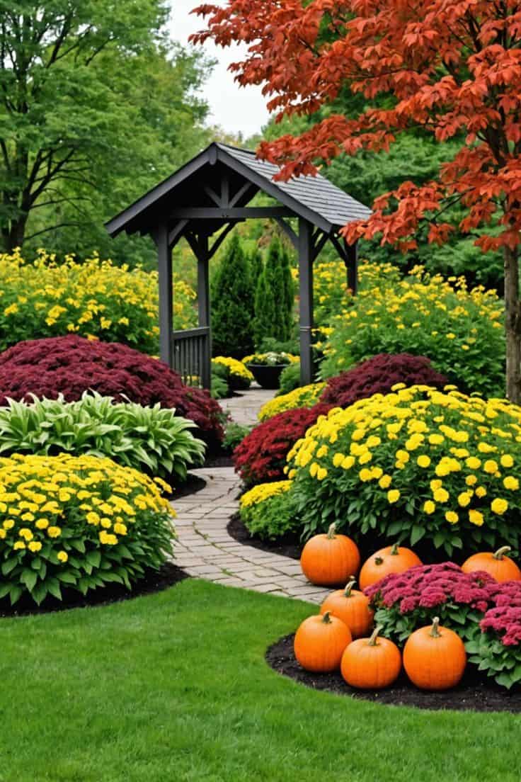 Vibrant Fall Garden Retreat