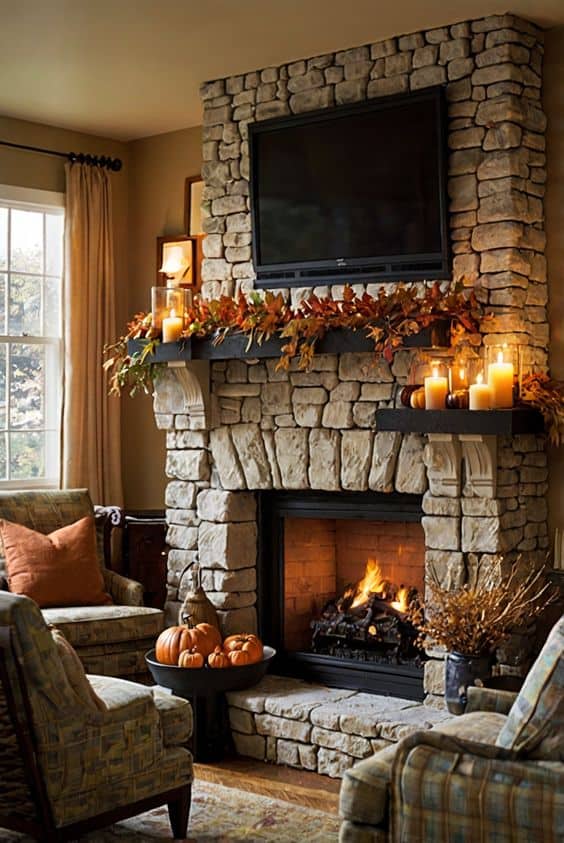 Rustic Autumn Hearth Charm